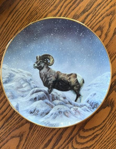 Vintage porcelain bighorn - vintage,